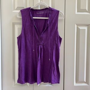 Calvin Klein Purple Tank Top